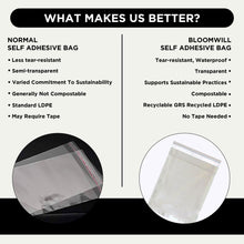 Load image into Gallery viewer, 200 pieces 9"x12" + 2" flap - 100% Recycled Mailer bags