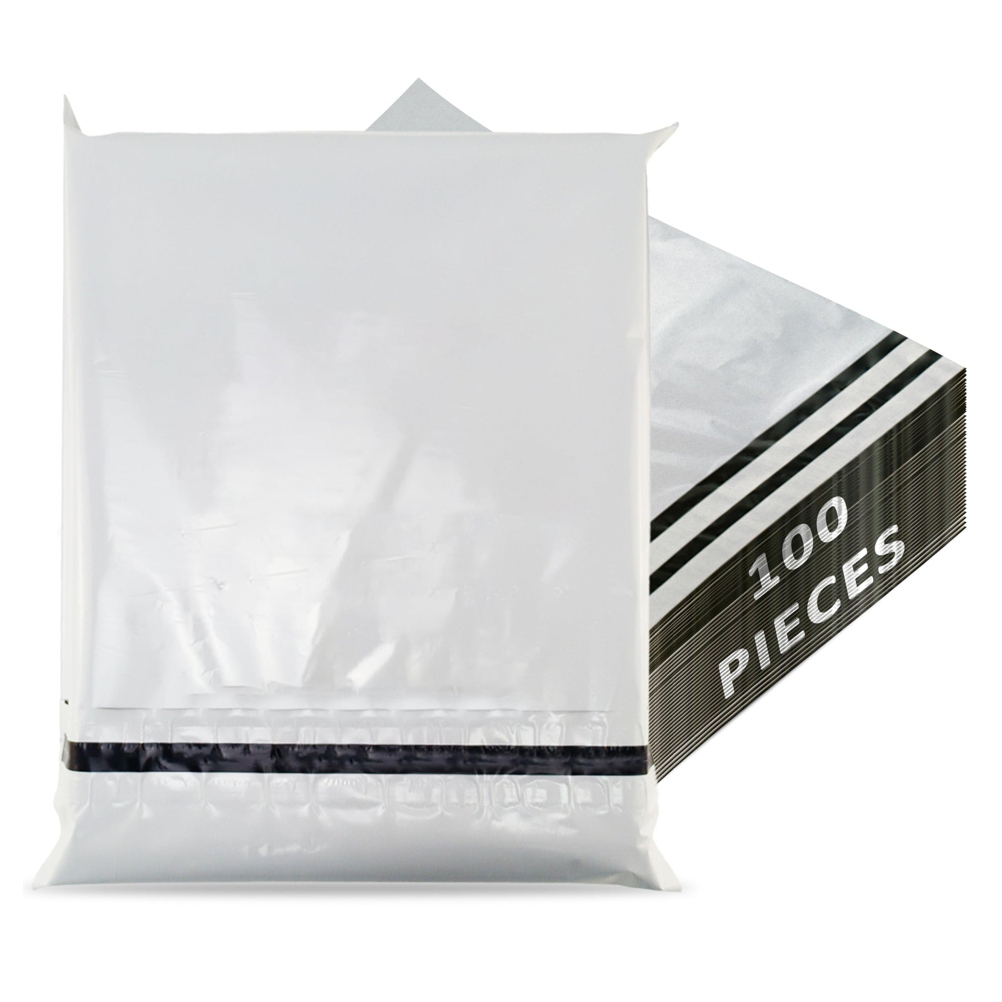 200 Count 12x15.5" Recycled Poly Mailers - 2.5 Mil Thick, Eco-Friendly Shipping Envelopes